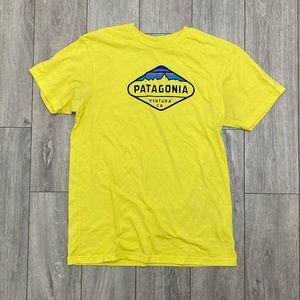 Bright Yellow classic  Patagonia Tee